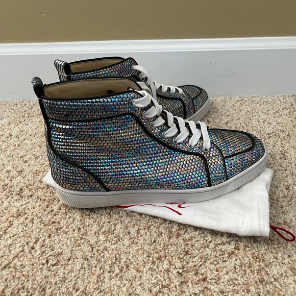 Rare Christian louboutin hightop sneakers 41.5 - Picture 7 of 14